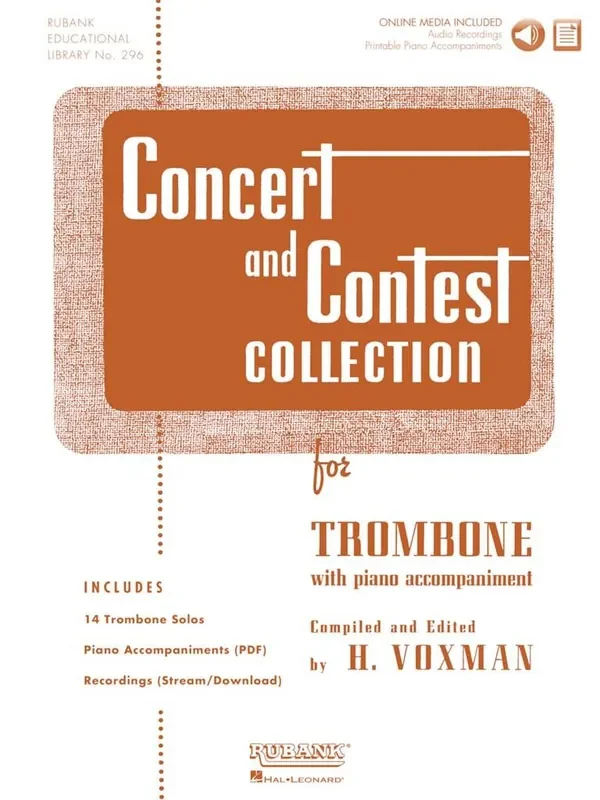 Concert and Contest Collection for Trombone (Arr. Himie Voxman) Posaune Solo