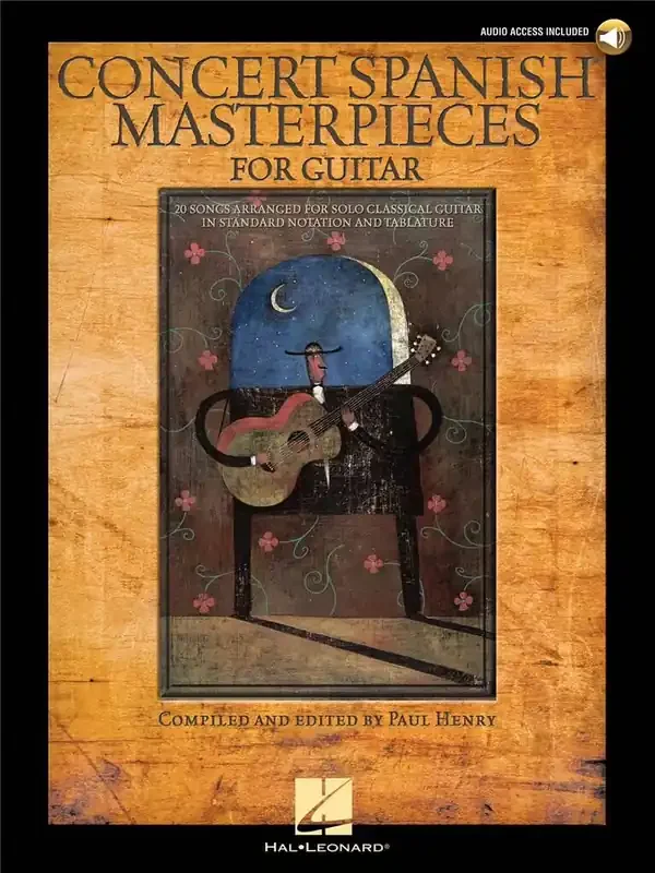 Concert Spanish Masterpieces For Guitar Gitarre Solo
