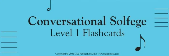 Conversational Solfege, Level 1 – Flashcards