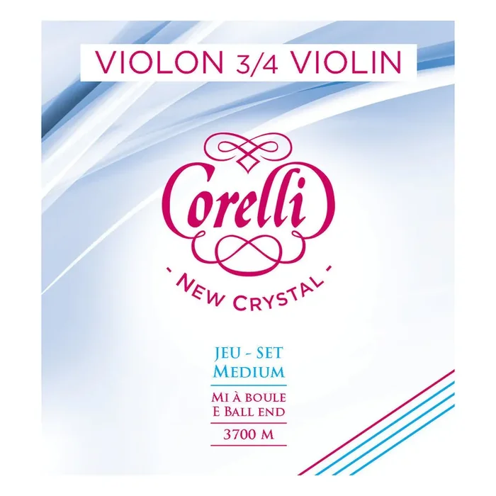 Corelli Violin-Saiten New Crystal 3700M 3/4
