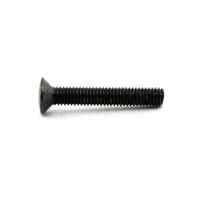 Countersunk raised head screw M5 x 30 mm BLACK , DIN 966 / ISO 7047