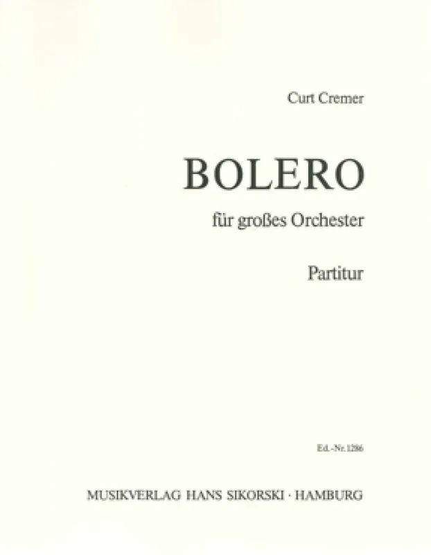 Curt Cremer Bolero Orchester