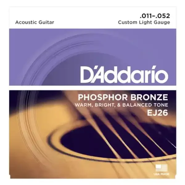 D‘Addario EJ26 Acoustic Strings Custom light