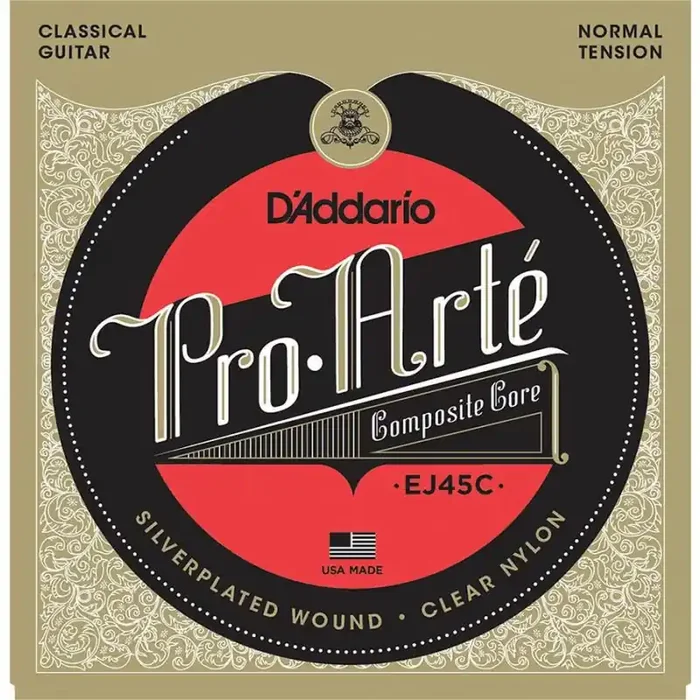D‘Addario Pro Arte Composites snarenset klassiek, normal tension, composite basses, 028-032-040-028-035-044