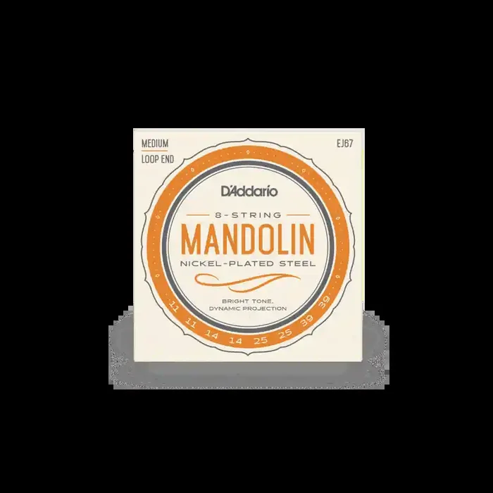 D‘Addario snarenset mandoline, nickel roundwound, medium, 011-014-025-039
