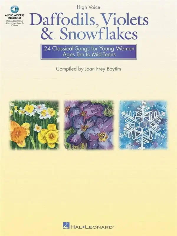 Daffodils, Violets and Snowflakes Gesang Solo
