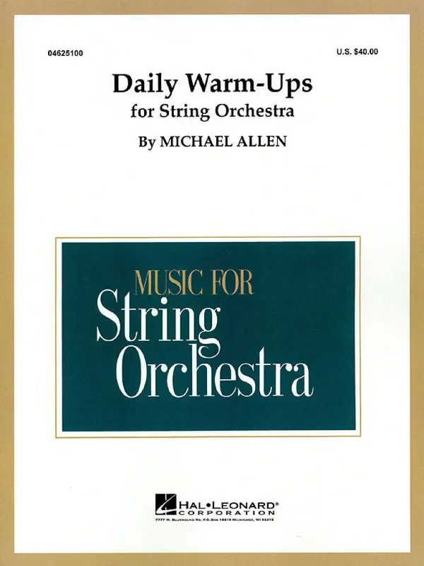 Daily Warm-Ups for String Orchestra Orchester