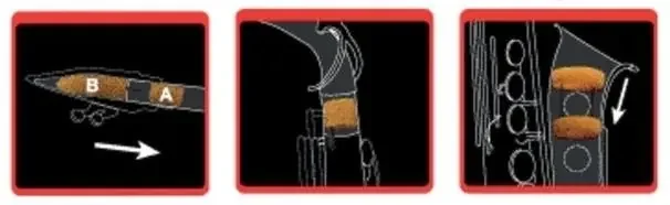 Dämpfer Bariton-Saxophon