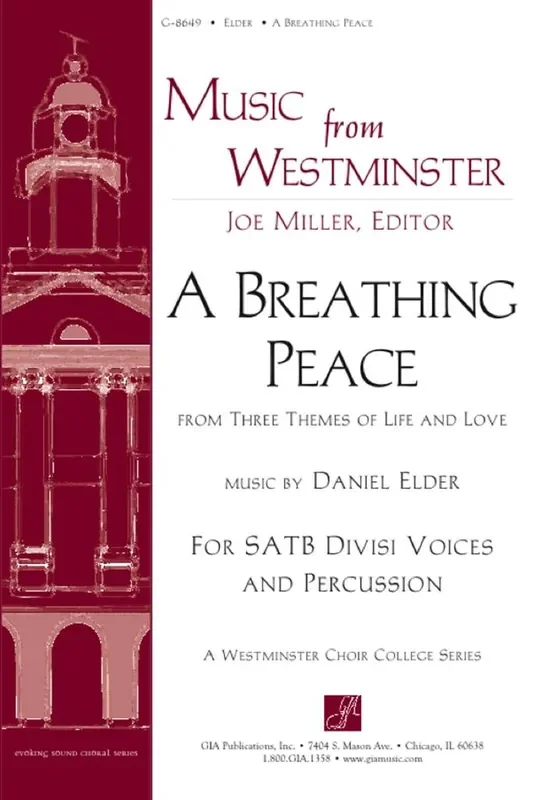 Daniel Elder A Breathing Peace – Instrument part Gemischter Chor mit Ensemble
