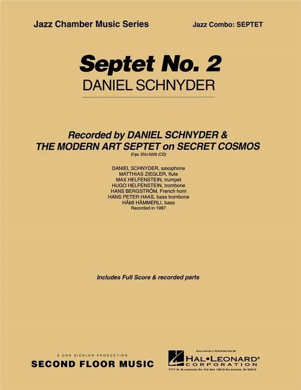 Daniel Schnyder Septet No. 2 Jazz Ensemble