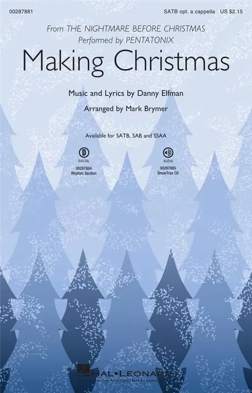 Danny Elfman Making Christmas (Arr. Mark Brymer) Gemischter Chor A cappella