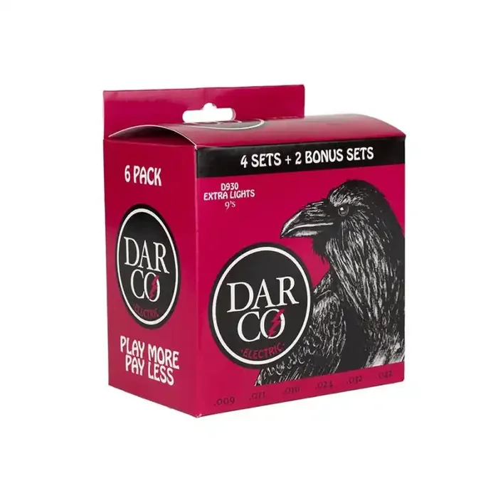 Darco 4+2 string set value pack electric, nickel wound, extra light, 009-0115-016-024-032-042