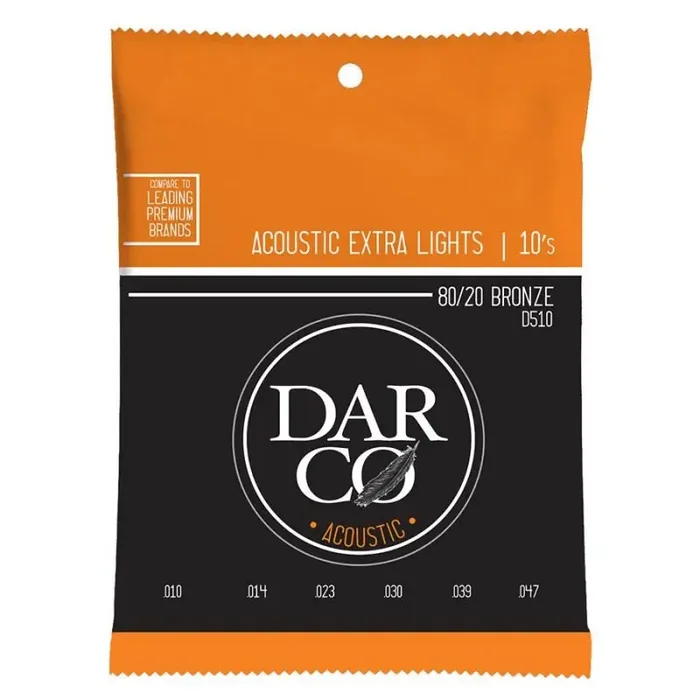 Darco string set acoustic 80/20 bronze, extra light
