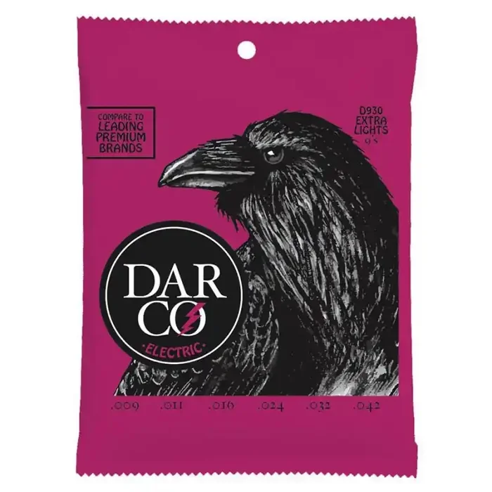 Darco string set electric, nickel wound, extra light, 009-0115-016-024-032-042