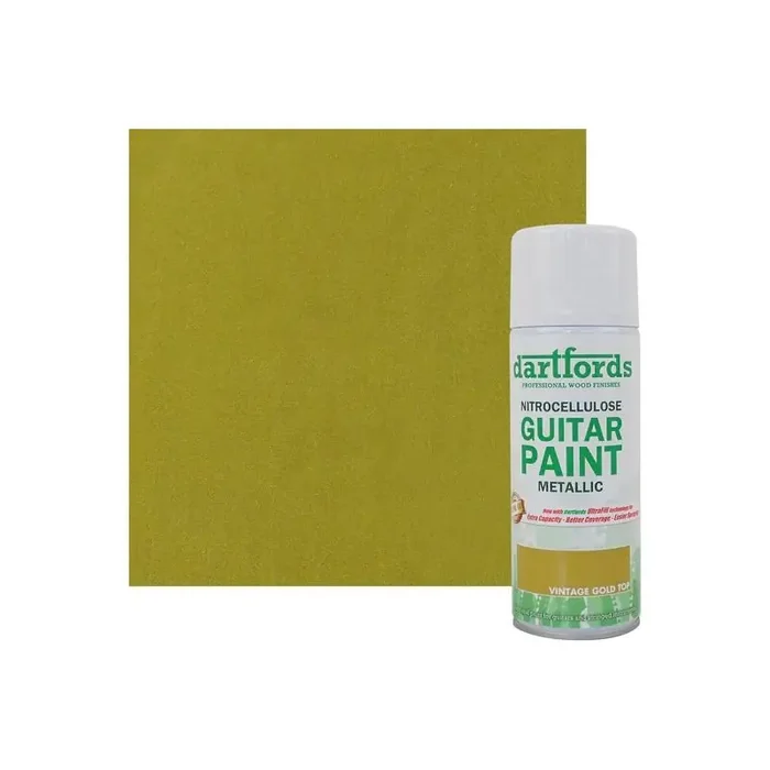 Dartfords Metallic Cellulose Paint Vintage Gold Top – 400ml aerosol
