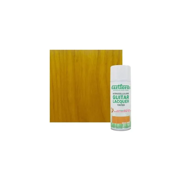 Dartfords Nitrocellulose Lacquer Weak Amber – 400ml aerosol