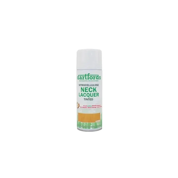 Dartfords Nitrocellulose Neck Lacquer Amber – 400ml aerosol