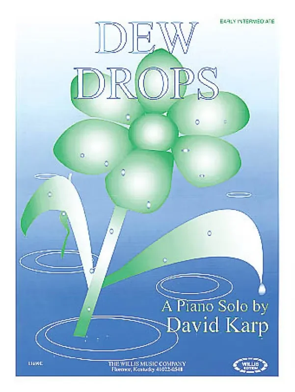 David Karp Dew Drops Klavier Solo