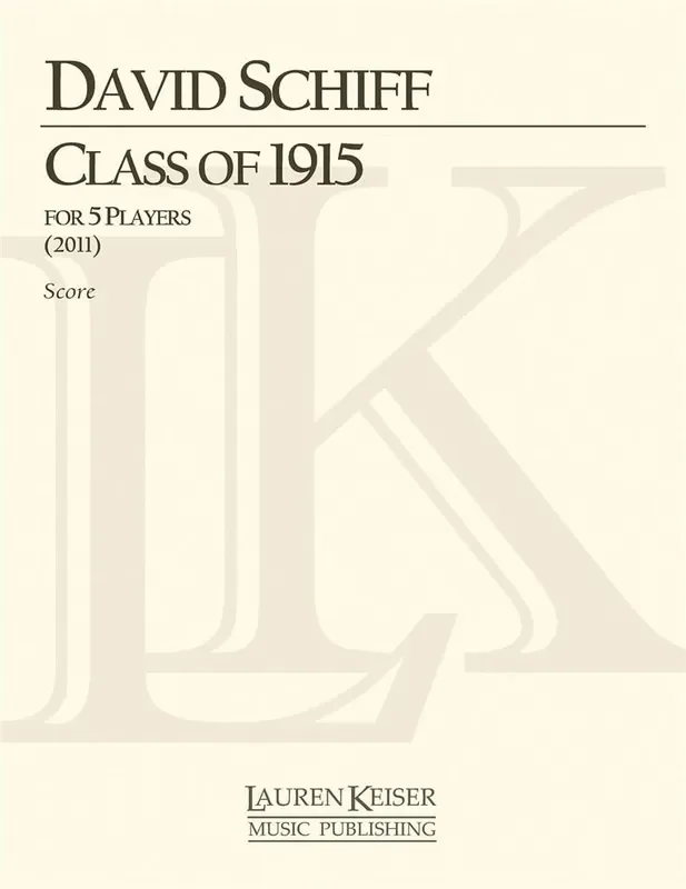 David Schiff Class of 1915 Kammerensemble
