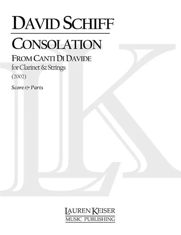 David Schiff Consolation from Canti di Davide Orchester mit Solo