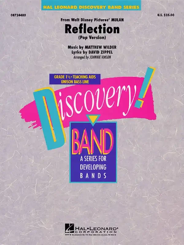 David Zippel Reflection (Arr. Johnnie Vinson) Blasorchester