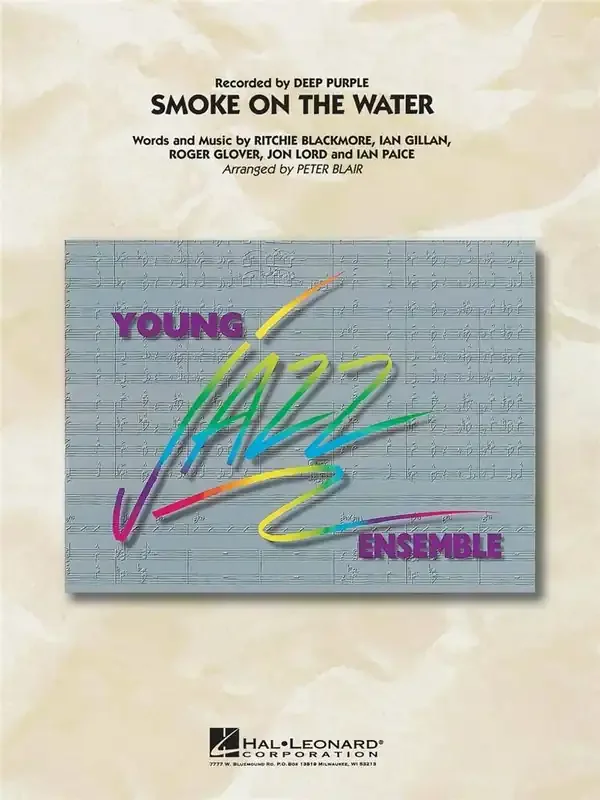 Deep Purple Smoke On The Water (Arr. Peter Blair) Jazz Ensemble