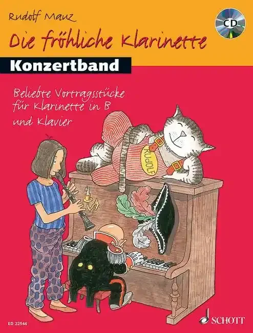 Die fröhliche Klarinette Band 1 – Konzertband (+CD)