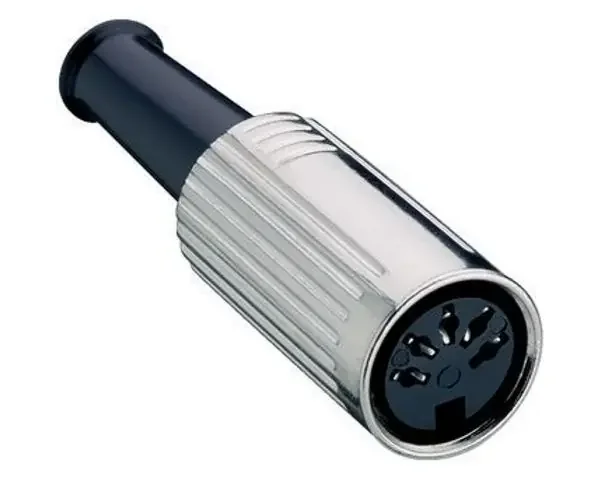 DIN Kabel-Buchse 3-Pol Metall Lumberg 121 03