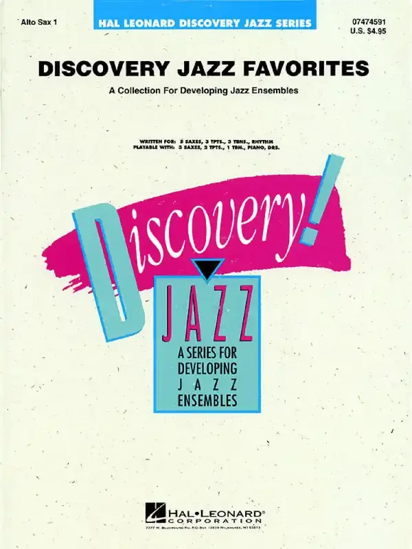 Discovery Jazz Favorites – Alto Sax 1 Jazz Ensemble