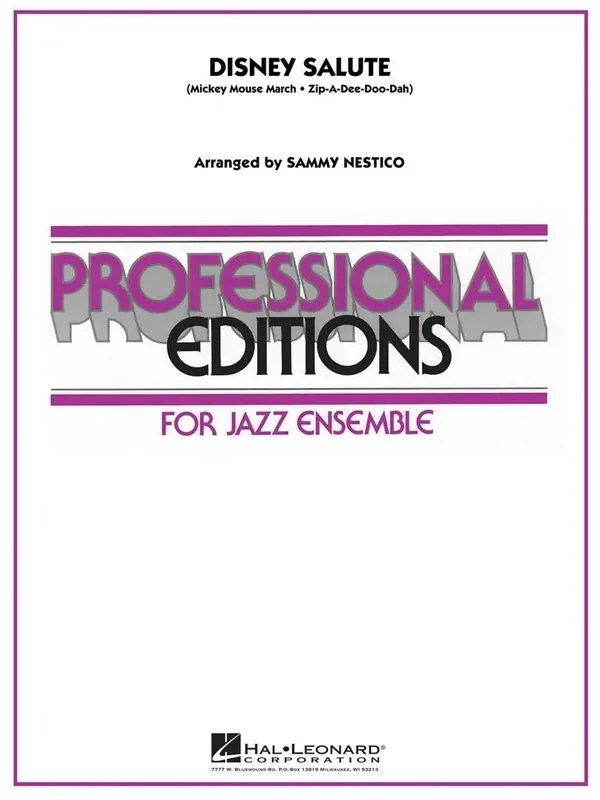 Disney Salute (Arr. Sammy Nestico) Jazz Ensemble
