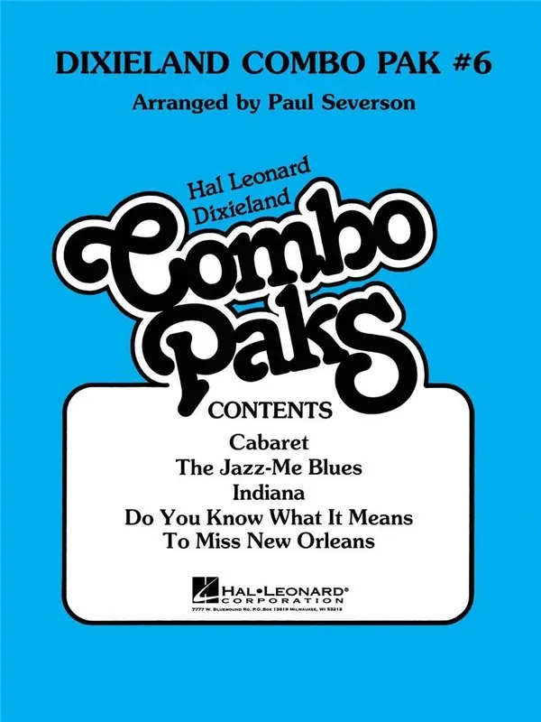 Dixieland Combo Pak 6 (Arr. Paul Severson) Jazz Ensemble