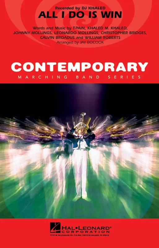 DJ Khaled All I Do Is Win (Arr. Jay Bocook) Marching Band