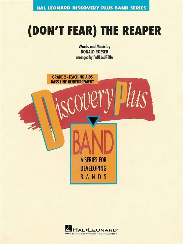 (Don‘t Fear) The Reaper (Arr. Paul Murtha) Blasorchester