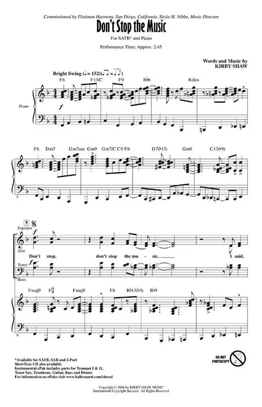 Don‘t Stop the Music