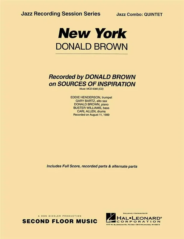 Donald Brown New York Jazz Ensemble