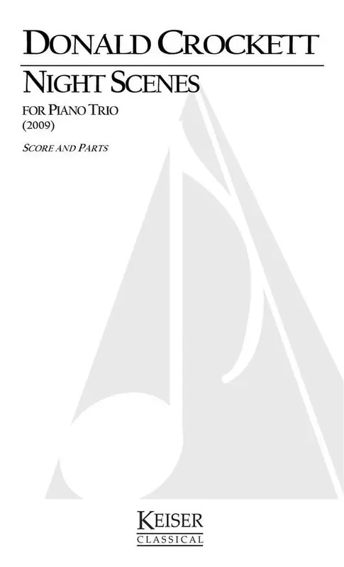 Donald Crockett Night Scenes Klaviertrio