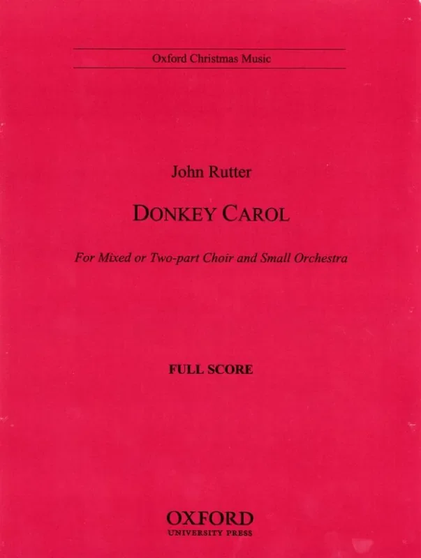 Donkey Carol Gemischter Chor mit Ensemble