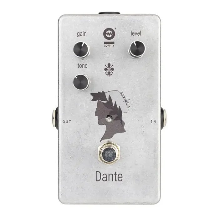 Dophix DANTE overdrive, handbuilt analog effects pedal, dynamic overdrive with wide gain range
