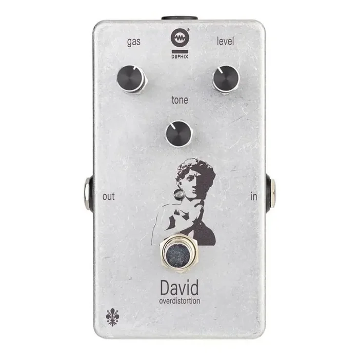 Dophix DAVID over distortion, handbuilt analog effects pedal, gain ranges from crunch to distortion/ fuzz