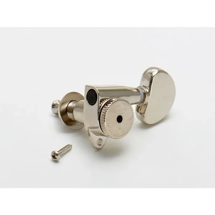 Duesenberg Z-Tuners, kidney-shape, 90°, 3+3, nickel