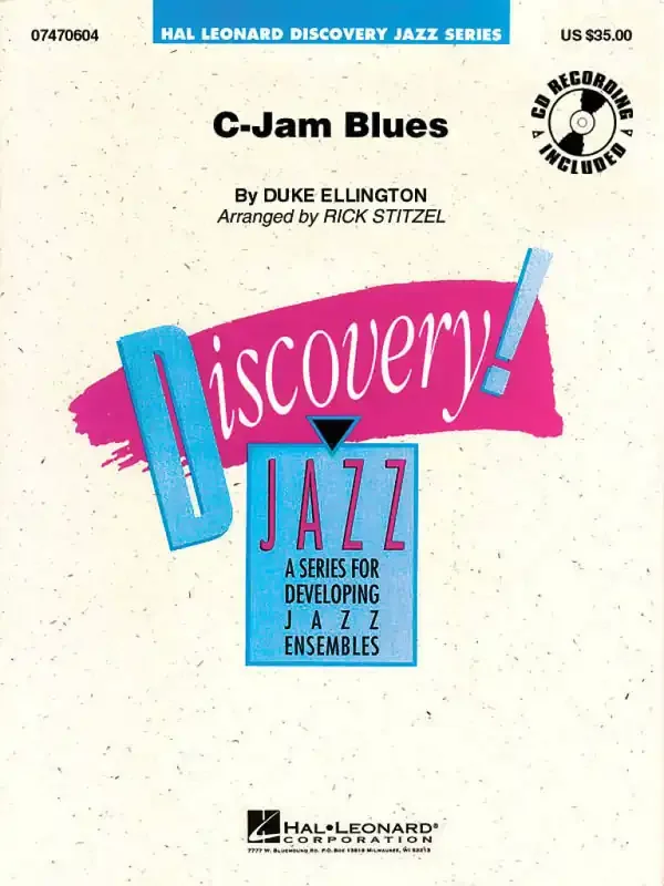 Duke Ellington C-Jam Blues (Arr. Rick Stitzel) Jazz Ensemble