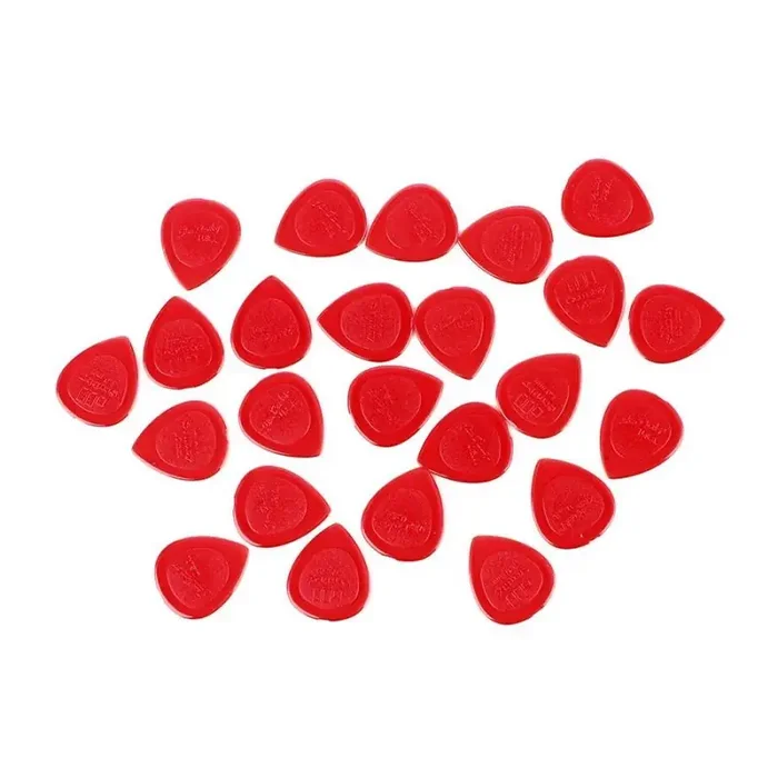 Dunlop Stubby picks, 24-pack, clear, 1.00 mm.