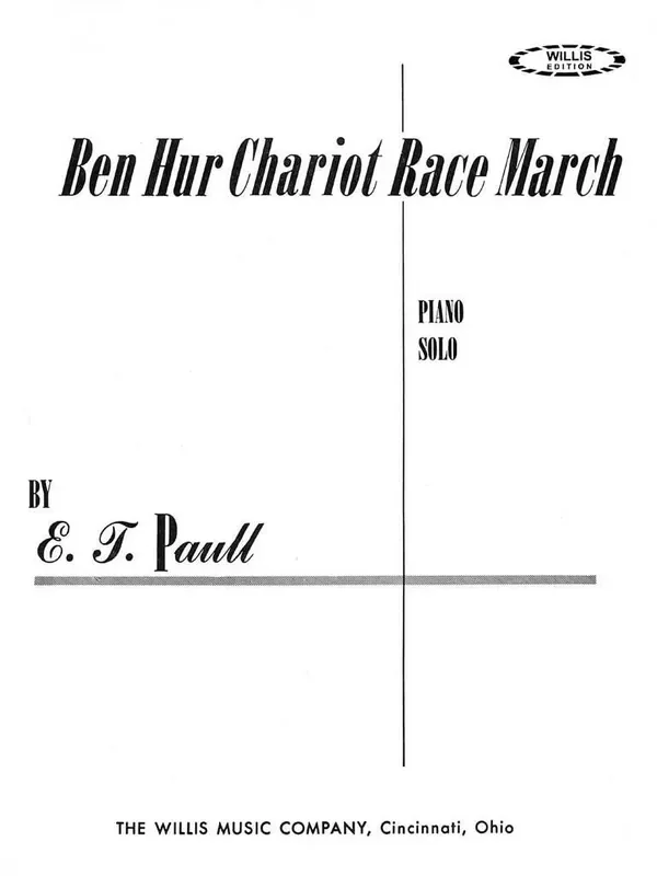 E.T. Paull Ben Hur Chariot Race March Klavier Solo