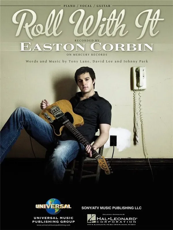 Easton Corbin Roll with It Klavier, Gesang, Gitarre (Songbooks)