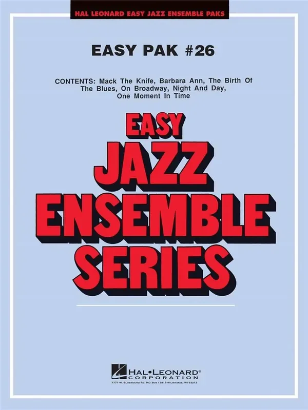Easy Jazz Ensemble Pak 26 Jazz Ensemble