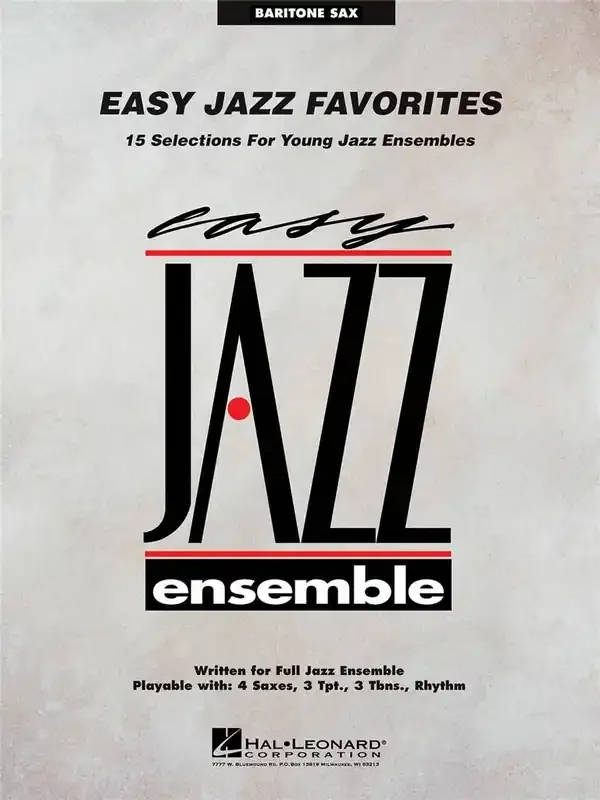 Easy Jazz Favorites – Baritone Sax Jazz Ensemble
