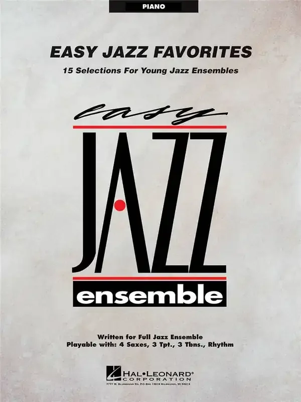 Easy Jazz Favorites – Piano Jazz Ensemble