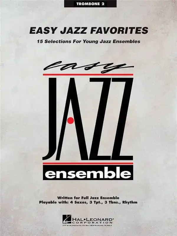 Easy Jazz Favorites – Trombone 2 Jazz Ensemble