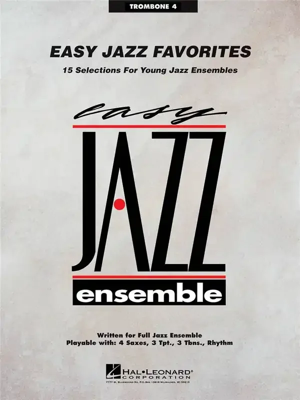 Easy Jazz Favorites – Trombone 4 Jazz Ensemble