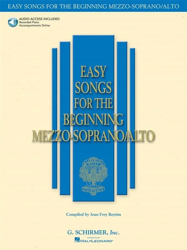 Easy Songs for the Beginning Gesang Solo